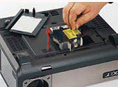 CARA GANTI LAMPU LCD PROJECTOR ORIGINAL