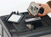 CARA GANTI LAMPU LCD PROJECTOR ORIGINAL