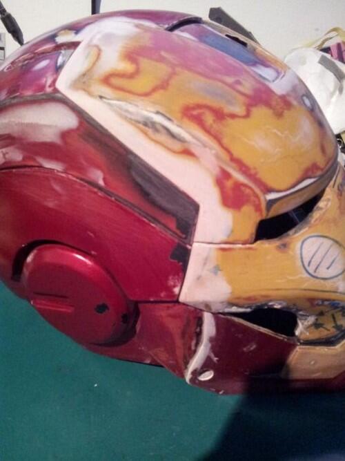 Costum Iron Man Handmade.. Mirip sama asli gan..