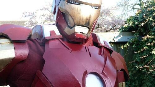 Costum Iron Man Handmade.. Mirip sama asli gan..