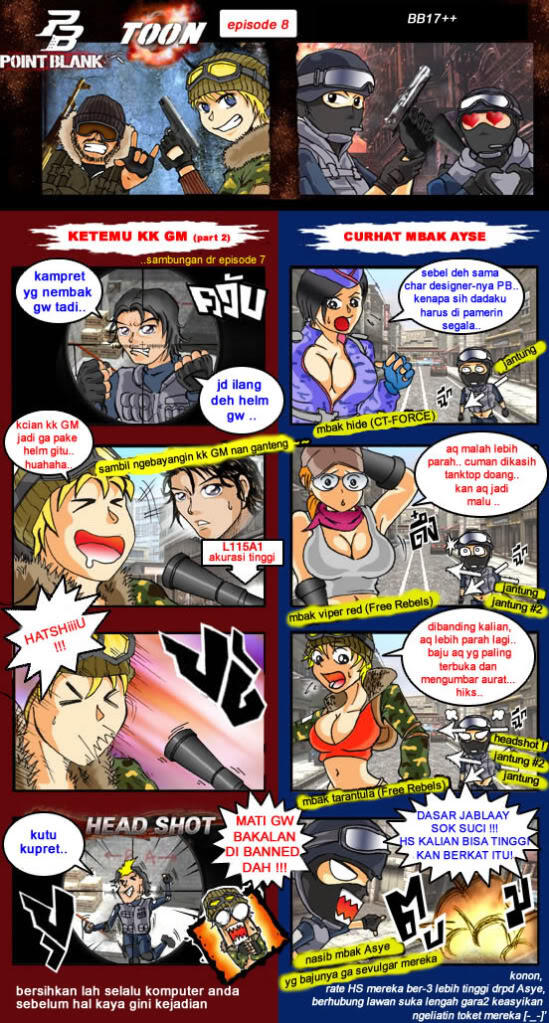 Comik and Picture Point Blank