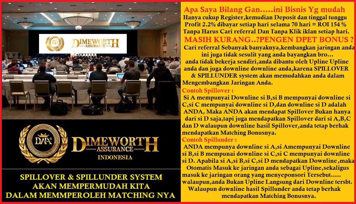 ★★★ &#91;CahayaFajar&#93; DIMEWORTH ASSURANCE ~ DWA &#91;Limpahan Downline&#93; ★★★