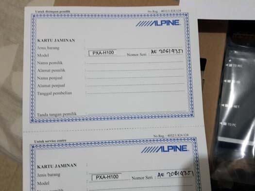 BNIB 100% Alpine PXA H100