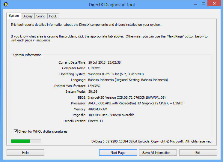 Notebook Lenovo G485 radeon bandung