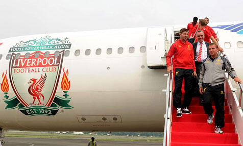 Desain Khusus Pesawat Garuda Indonesia Bikin Kagum Pemain Liverpool