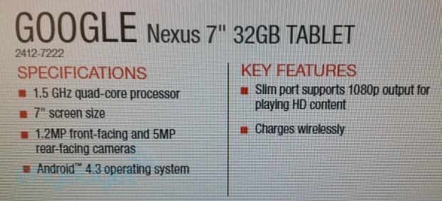 Bocoran, Spesifikasi Lengkap, dan Tanggal Rilis New Nexus 7