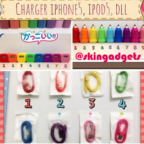 MICRO USB, CHARGER, CABLE DATA, HEADSET, MICRO KIT - RAINBOW. LIMITED STOCK!!