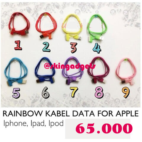 MICRO USB, CHARGER, CABLE DATA, HEADSET, MICRO KIT - RAINBOW. LIMITED STOCK!!