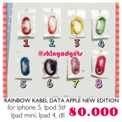 MICRO USB, CHARGER, CABLE DATA, HEADSET, MICRO KIT - RAINBOW. LIMITED STOCK!!