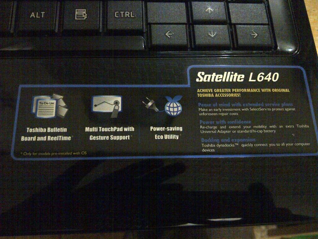 Laptop Toshiba Satellite L640 Core i5