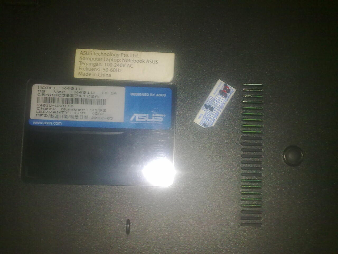 jual Asus X401U-WX011D BLACK murah