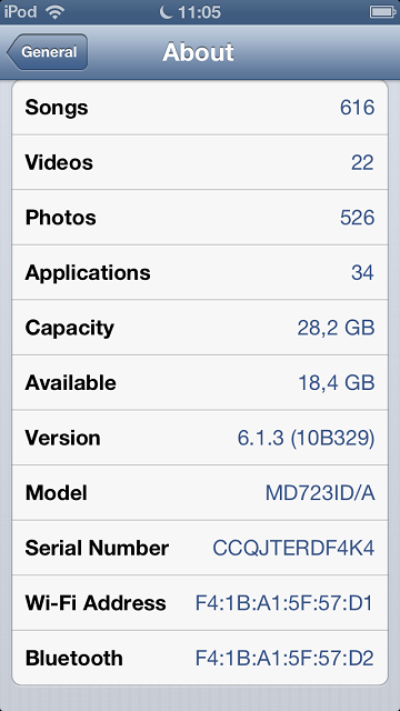 Koleksi Pribadi : Ipod Touch 5th Gen 32 Gb Black Slate...Mulusss!