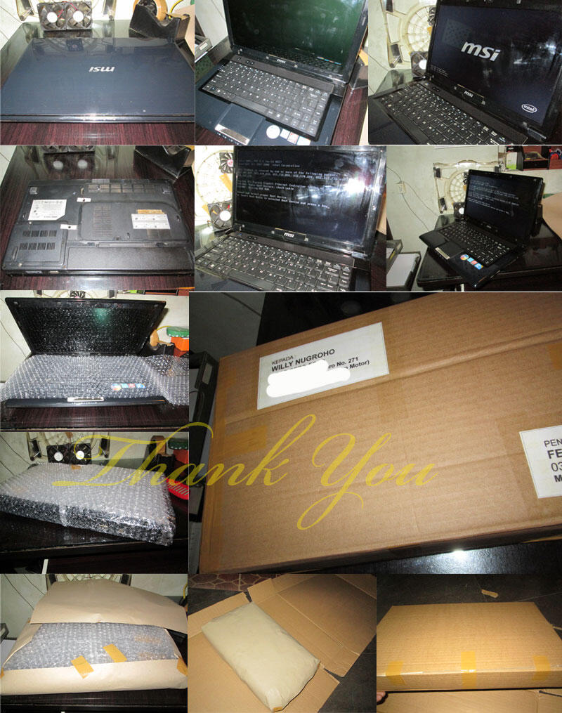 JUAL LAPTOP MOBO RUSAK - MSI ( CORE i3 ) - HARGA SEMAU MU ASAL WAJAR