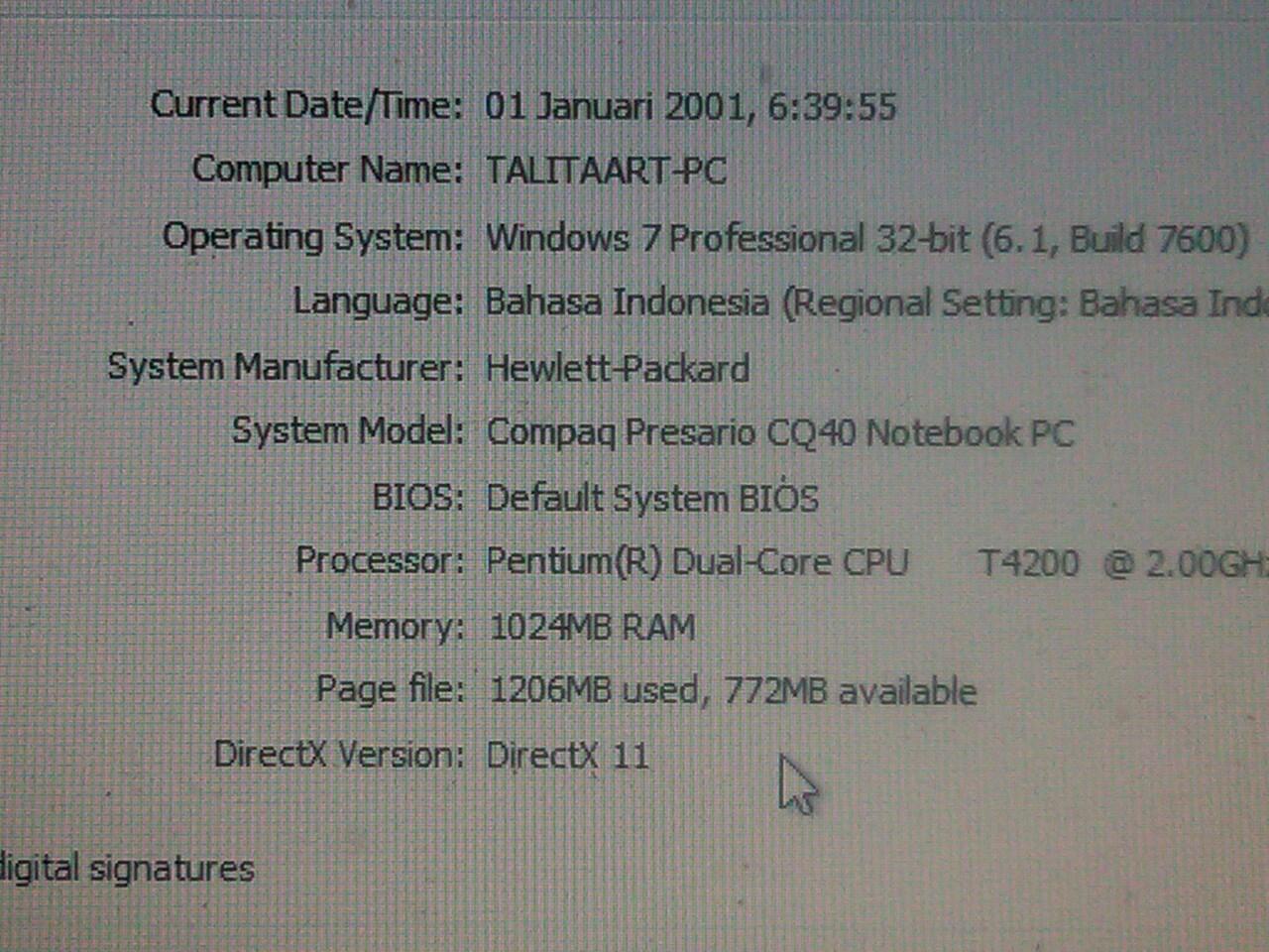 jual cepet cq40