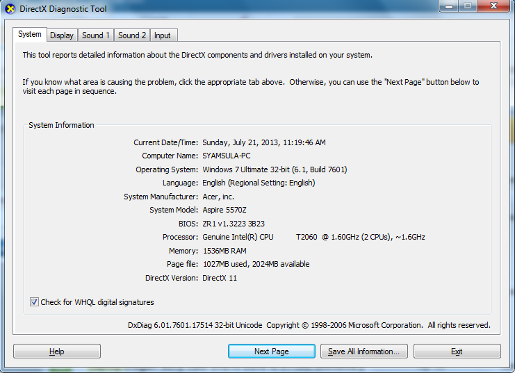 Acer Aspire 5570Z murah bandung
