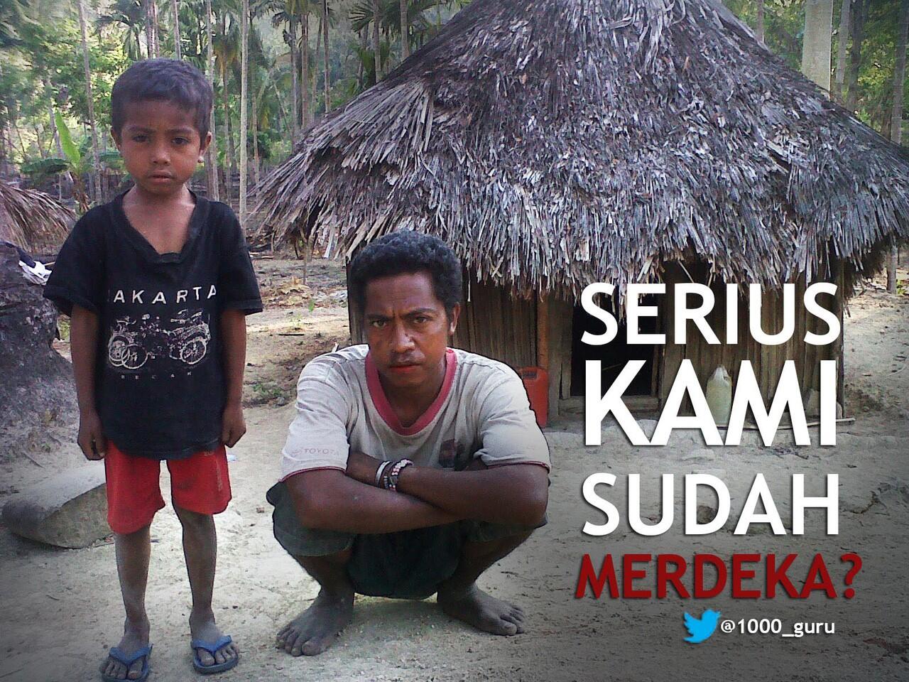 Ketika Agan-agan tulis TS kaskus, di pedalaman anak-anak masih hidup tanpa listrik