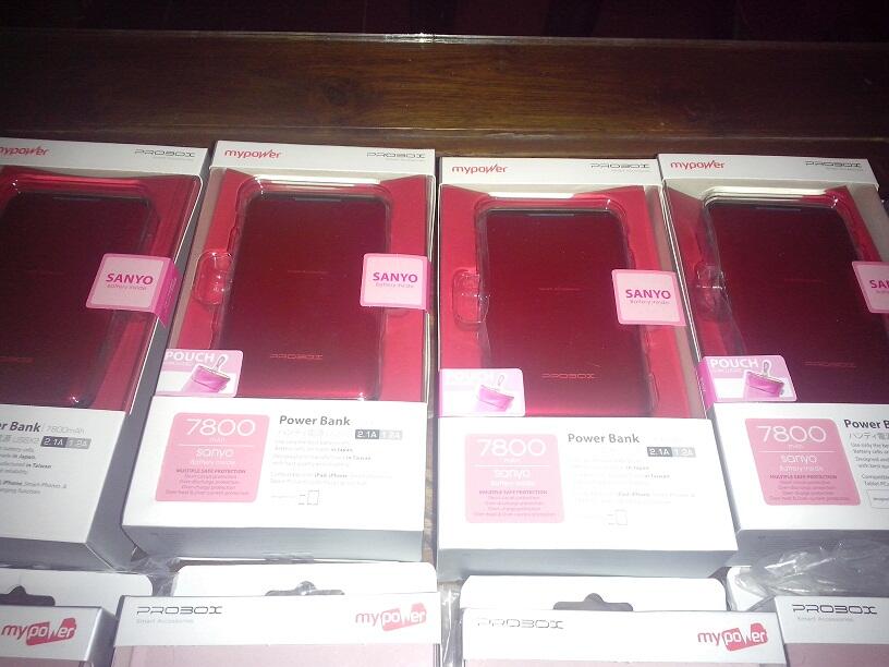 power bank SANYO PROBOOK 7800MAH murahhhh
