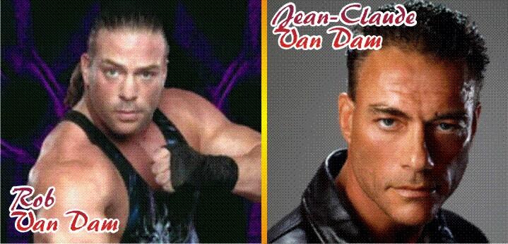 WWE Superstars yg Punya Kemiripan Wajah dgn Bintang2 TOP Dunia