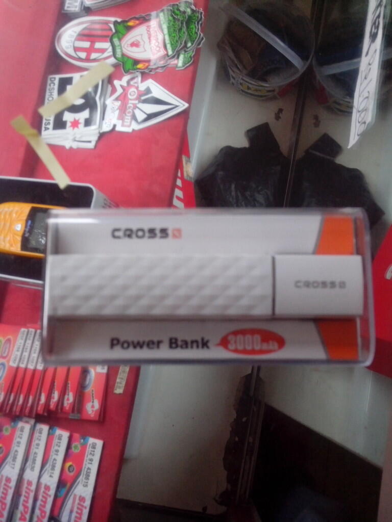 POWERBANK CROSS 3000 MAH MURAH MERIAAAAAH