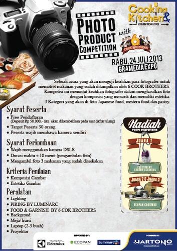 Food Photography Competition, 24 Juli 2013.. Gramedia Expo Surabaya