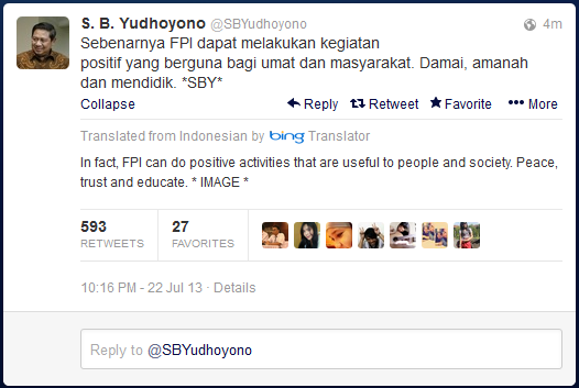 Tweet SBY yang Cetar Membahana Badai Ulalaa nih an :D