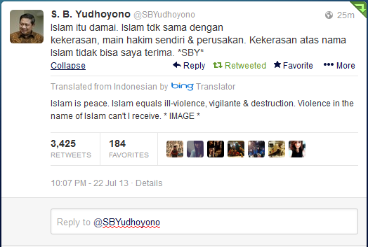 Tweet SBY yang Cetar Membahana Badai Ulalaa nih an :D