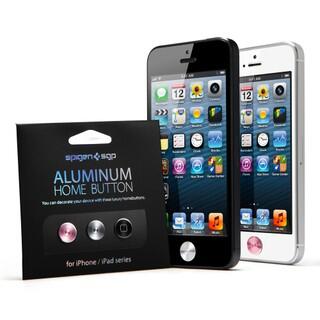 Spigen SGP Neo Hybrid EX Slim Soul Black & Aluminium Home Button for iPhone & iPad