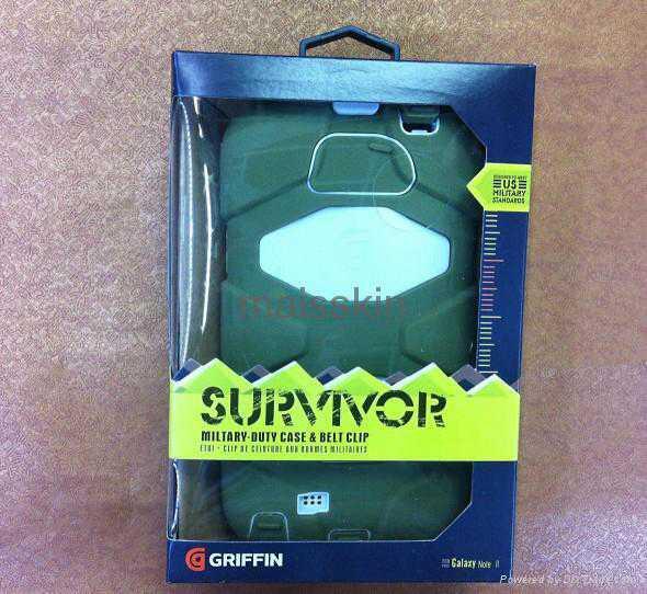 Griffin Survivor Case buat Galaxy Note II N7100