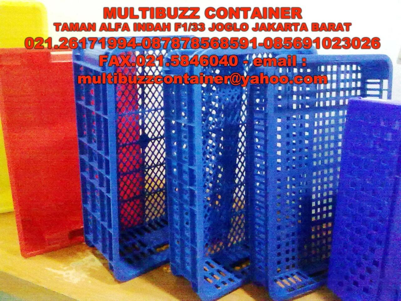 Terjual keranjang container plastik multi purpose aneka 