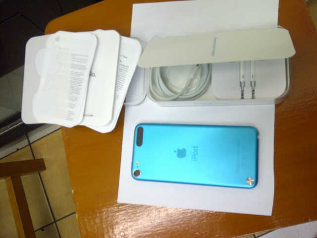 ipod touch 5 blue fullset mulus