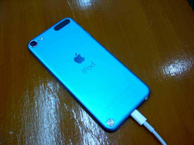 ipod touch 5 blue fullset mulus