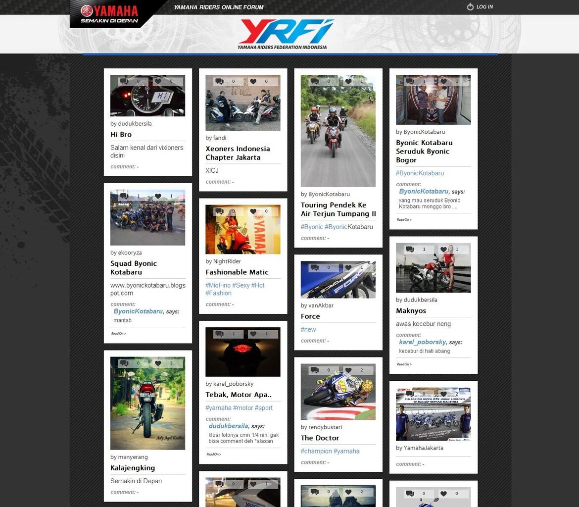 Socmed / Jejaring Sosial Khusus Buat Bikers (Made in Indonesia) - yrfi.com
