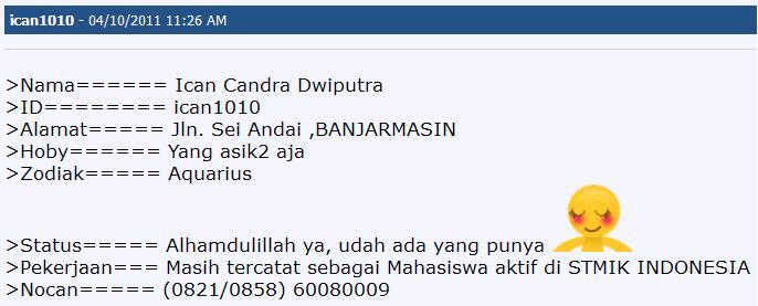 Laporan penipuan oleh salah seorang anggota regional kalsel (banjarmasin)