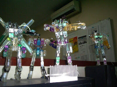 ROBOT TRANSFORMER DARI KOREK GAS