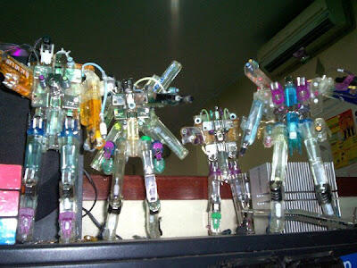 ROBOT TRANSFORMER DARI KOREK GAS