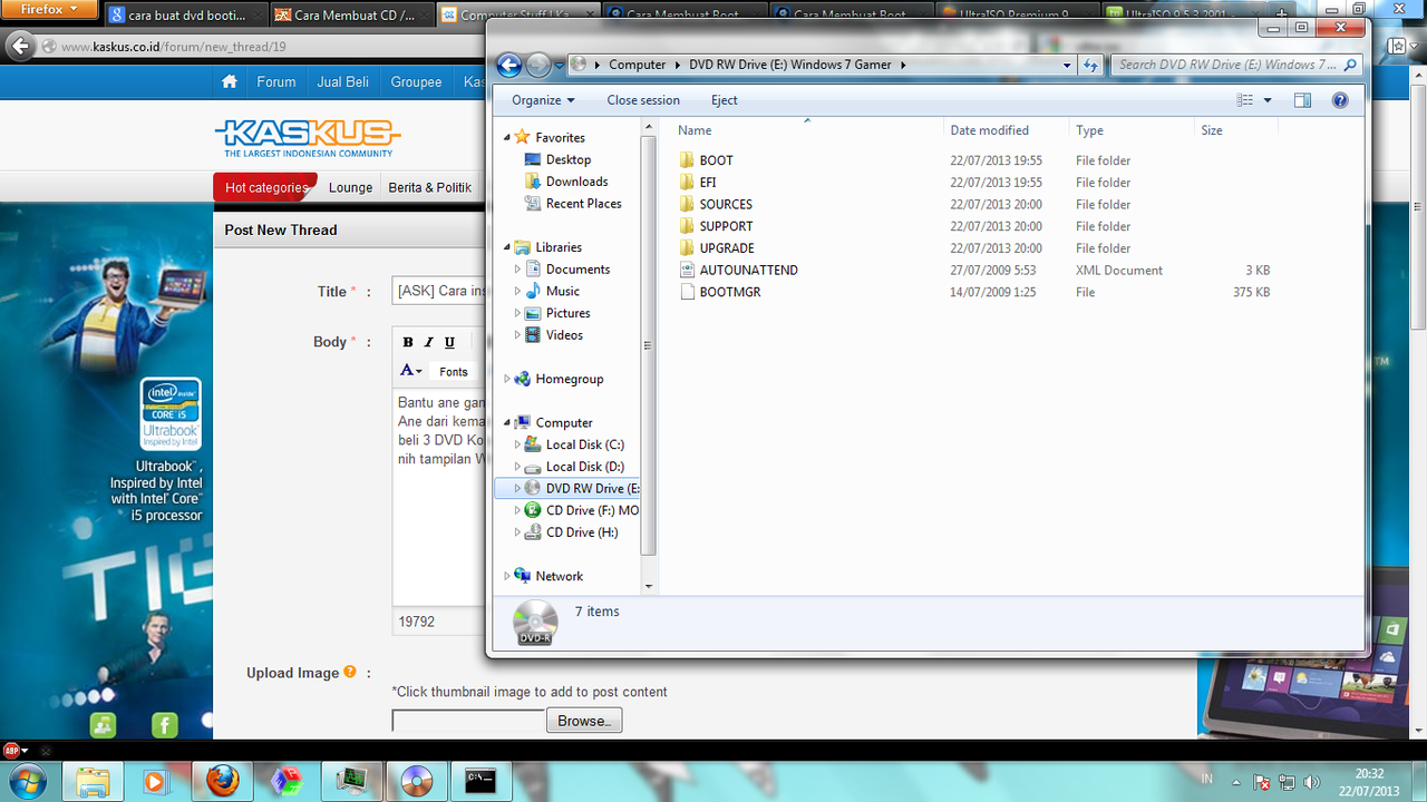 &#91;ASK&#93; Cara install windows 7 gamers edition