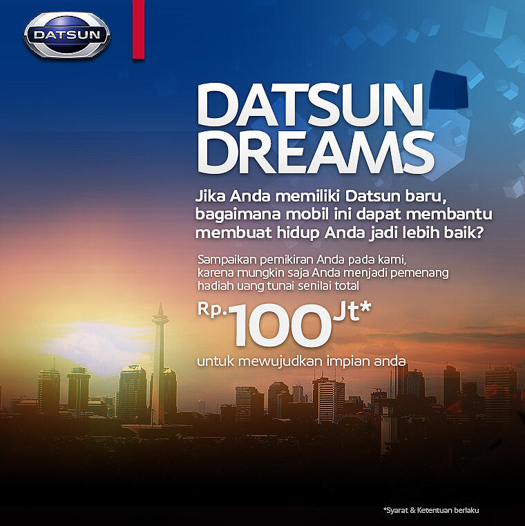 Datsun Indonesia Bagi Hadiah Senilai Total Rp 100 Juta 