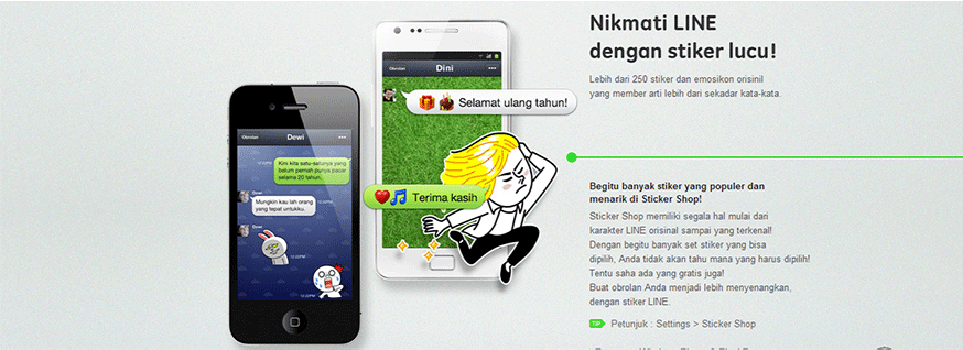 JUAL Sticker LINE (For Android, iOS & WP ) boleh bayar pake pulsa