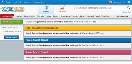 kebijaksanaan sistem pendidikan Indonesia