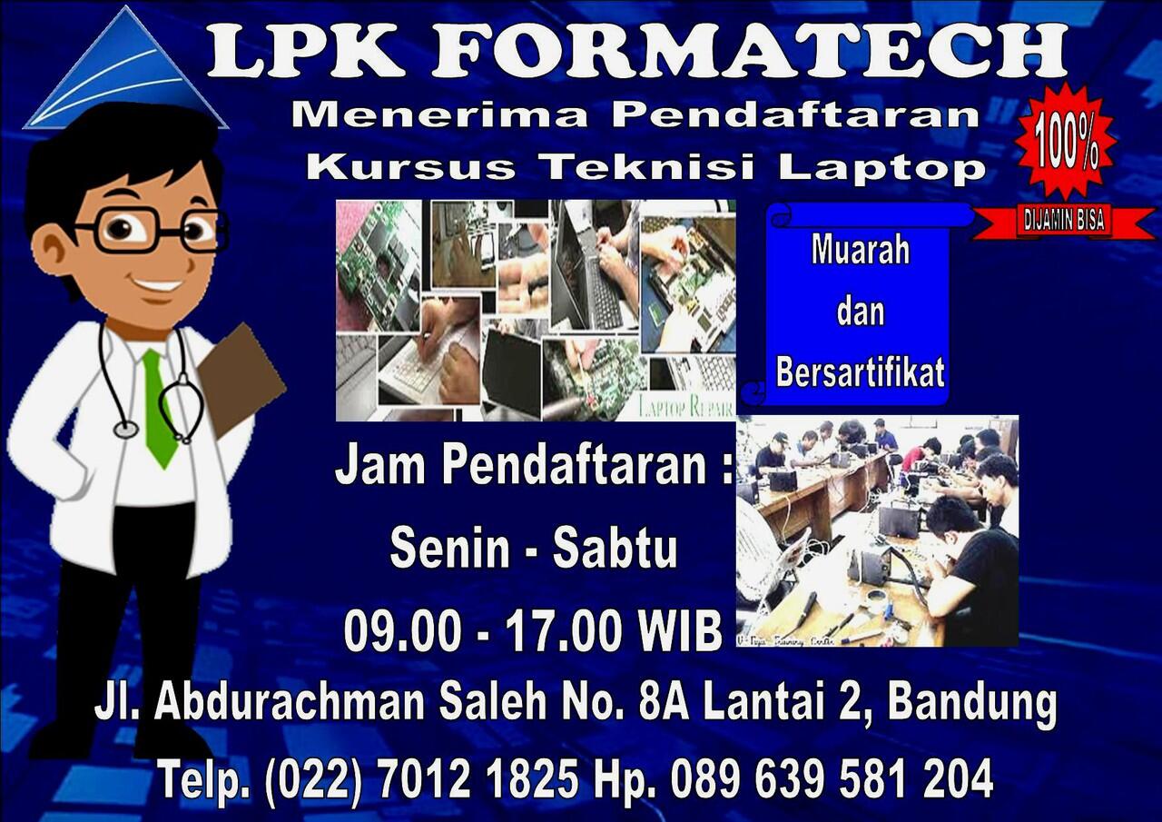 Pendaftaran peserta kursus Teknisi Laptop