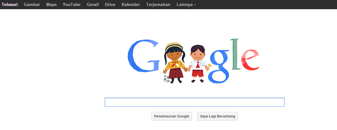 google doodle hari anak nasional