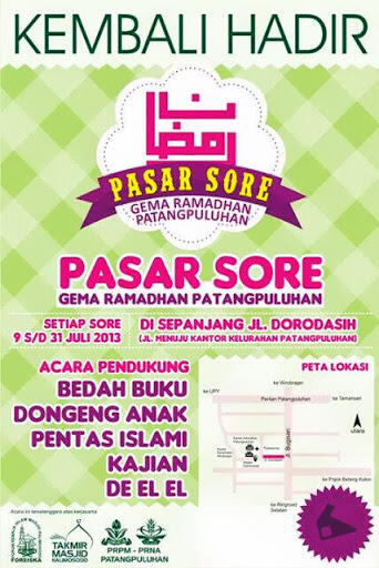 Pasar Sore Ramadhan di Jogja, Sayang Banget Kalo Agan Lewatkan