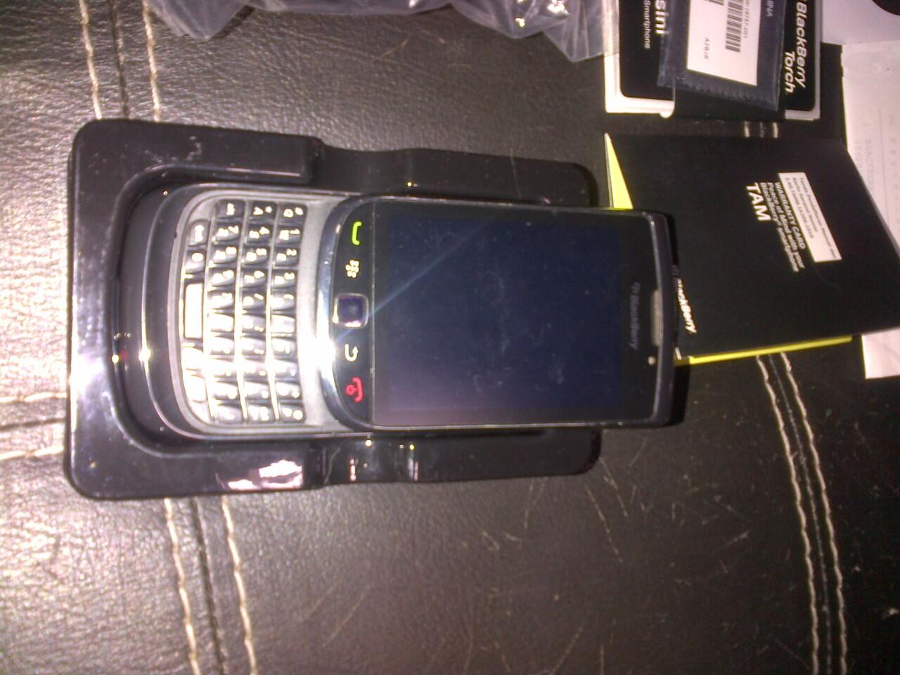 Jual 2nd Blackberry Torch 9800 Bandung