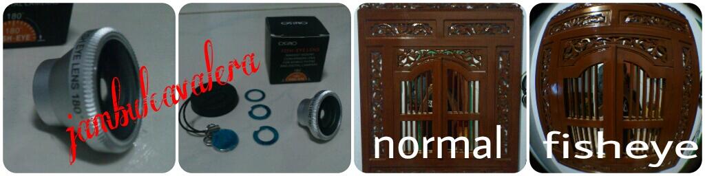 Lensa Fisheye Magnet, Fish Eye Clip, Wide Macro Osino Buat HP/Handphone