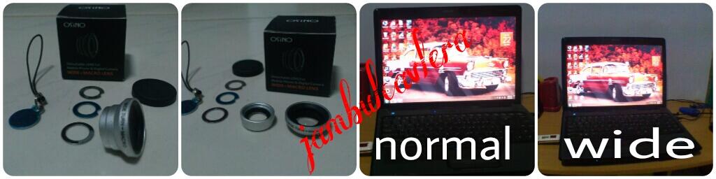 Lensa Fisheye Magnet, Fish Eye Clip, Wide Macro Osino Buat HP/Handphone