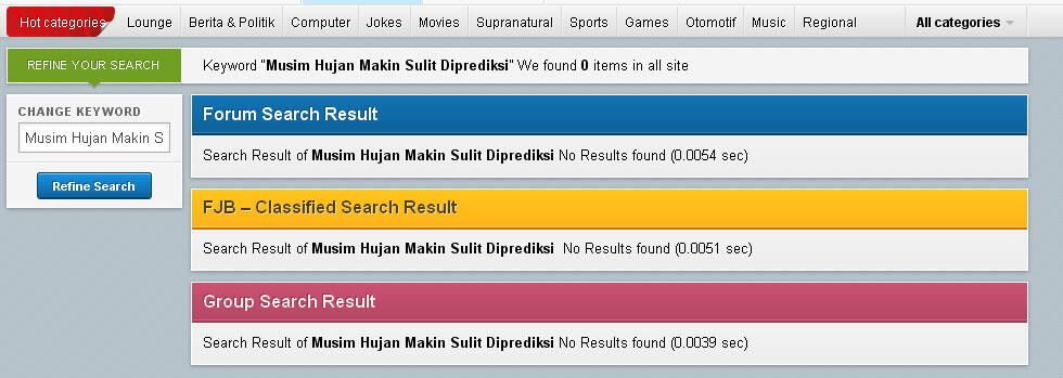 Masuk Gan ! Musim Hujan Makin Sulit Diprediksi