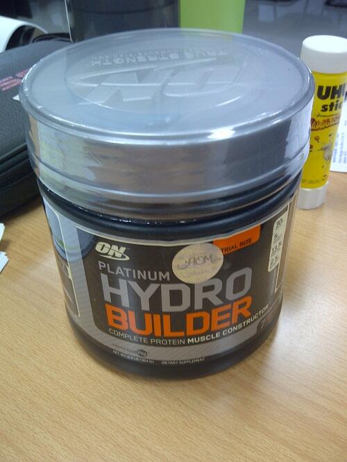 Optimum nutrition hydrobuilder 40 serving exp 8/14 obral