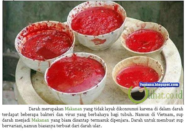 LIMA MAKANAN ANEH DALAM PENJARA