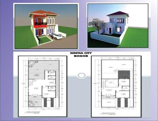 RUMAH SIAP BANGUN DI CLUSTER ANDALUSIA SENTUL CITY