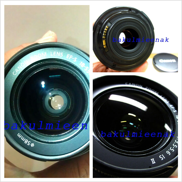 Lensa Kit Canon EFS 18-55mm IS II (msh Garansi)